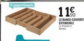 Centrakor Le range-couverts extensible offre