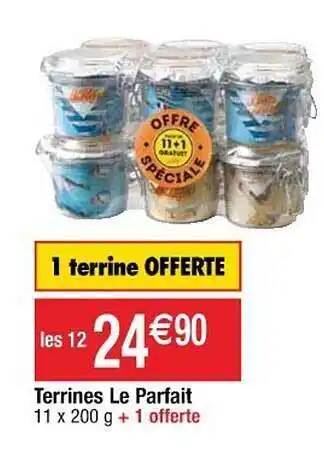 Cora x Carrefour Terrines Le Parfait offre