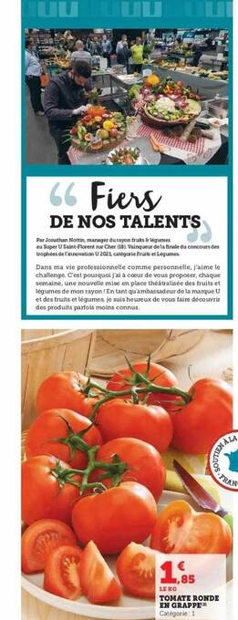 Super U Tomate ronde en grappe offre