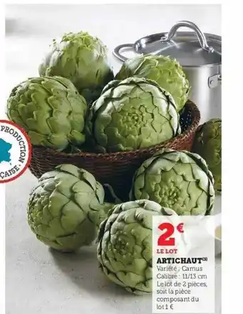 Super U Artichaut offre