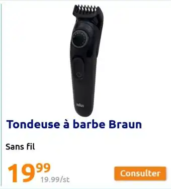 Action Tondeuse a Barbe Braun offre
