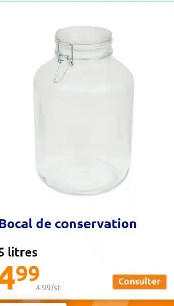 Action Bocal de Conservation 5litres offre