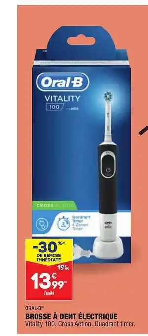 ALDI Brosse à dent électrique oral-b offre