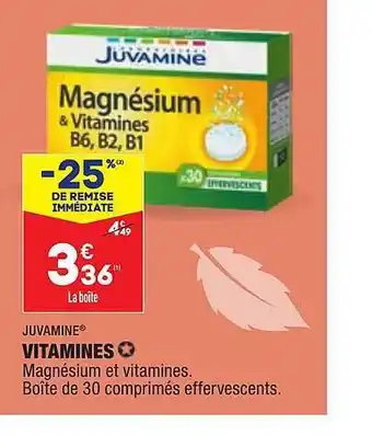 ALDI Vitamines juvamine offre