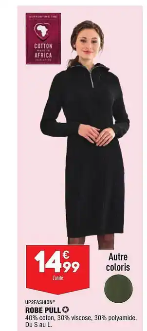 ALDI Robe pull up2fashion offre