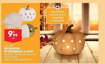 ALDI Décoration en céramique à led light zone offre