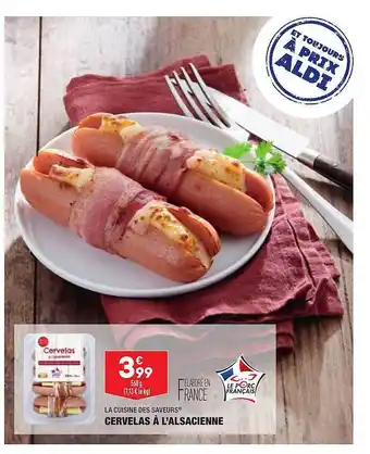 ALDI Cervelas à l'alsacienne la cuisine des saveurs offre