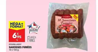 ALDI Saucisses fumées epicurillades offre