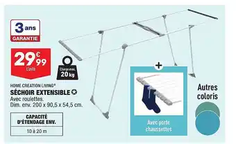 ALDI Séchoir extensible home création living offre