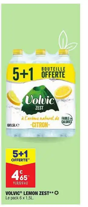 Volvic lemon zest
