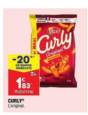 ALDI Curly vico offre