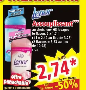 Norma Lenor Assouplissant offre