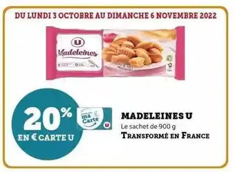 Hyper U Madeleines u offre