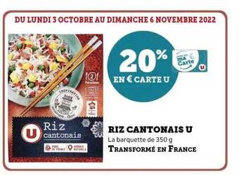 Hyper U Riz cantonais u offre