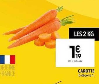 Supeco Carotte offre
