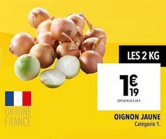 Supeco Oignon jaune offre