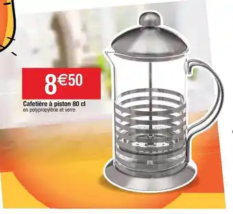 Cora x Carrefour Cafetière à Piston 80 Cl offre