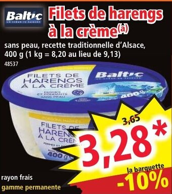 Norma Filets de Harengs à la crème offre