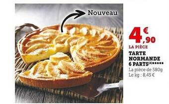 U Express Tarte normande 6 parts offre