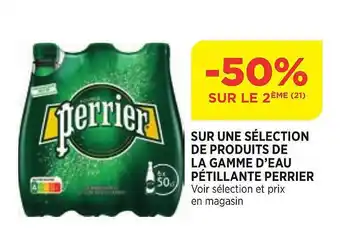 Bi1 La gamme d'eau pétillance perrier offre