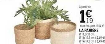 Centrakor La panière offre