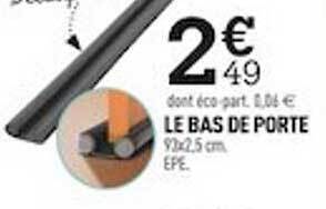 Centrakor Le bas de porte offre