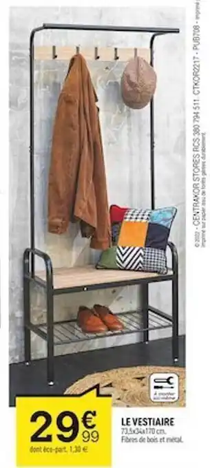 Centrakor Le vestiaire offre