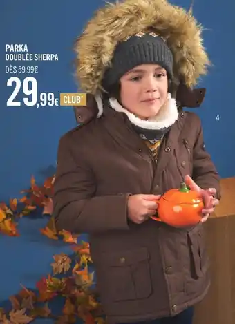 Parka doublée sherpa