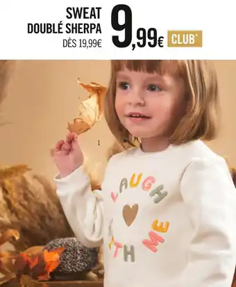 Orchestra Sweat doublé sherpa offre