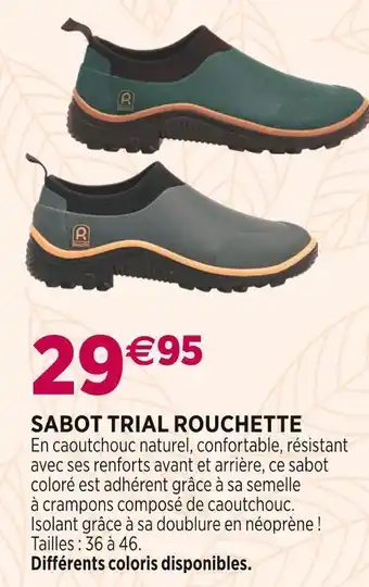 Sabot trial rouchette