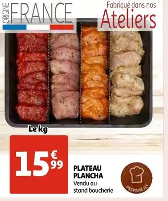 Auchan Plateau plancha offre