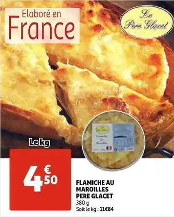 Pere glacet flamiche au maroilles