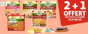 Auchan Isla délice bon plan sur toute la gamme isla delice offre