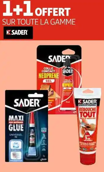 Auchan Sader bon plan sur toute la gamme sader offre