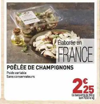 Poêlée de champignons