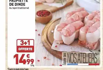 Grand Frais Paupiette de dinde offre