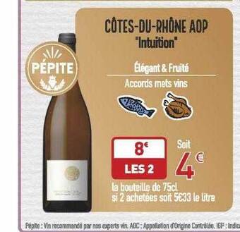 Grand Frais Côtes-du-rhône aop offre