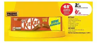 Hyper U Kit kat ou lion offre
