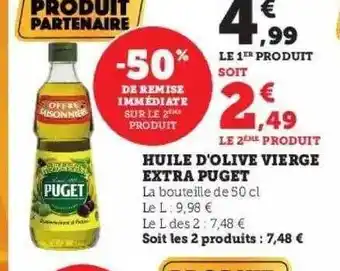 Huile d'olive vierge extra puget