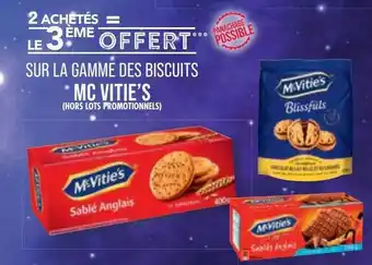 Match La gamme des biscuits mc vitie's offre
