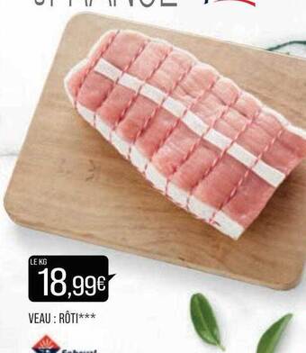 Match Veau : rôti*** offre