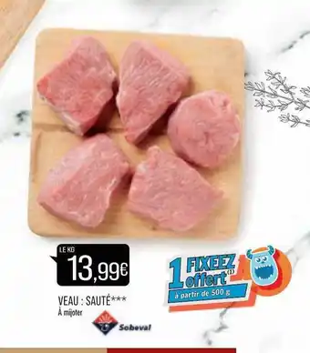 Match Veau : sauté***à mijoter offre