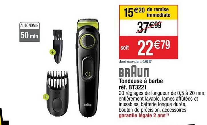 Tondeuse barbe cora Clearance