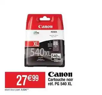 Cora x Carrefour Cartouche Noir Canon offre