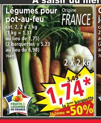 Norma Légumes Pour Pot-Au-Feu offre