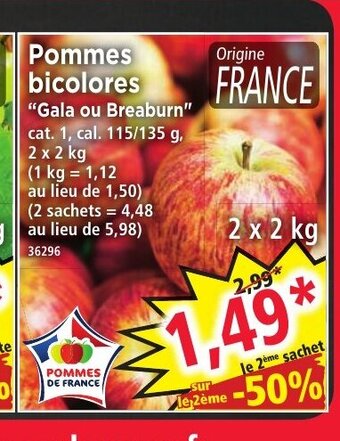 Norma Pommes Bicolores offre