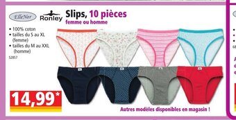 Norma Slips, 10 piéces offre