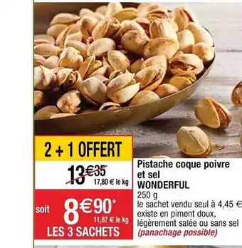 Pistache Coque Poivre Et Sel Wonderful