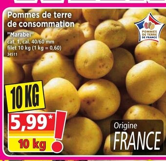 Norma Pommes De Terre De Consommation offre