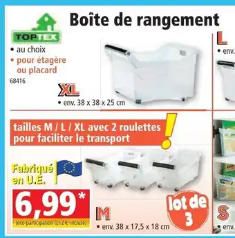 Norma Boite De Rangement offre